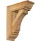 Ekena Millwork Imperial Traditional Rough Sawn Bracket w/ Offset Brace, Western Red Cedar, 6"W x 16"D x 20"H BKT0604X16X20IMP01RWR - alternate 1